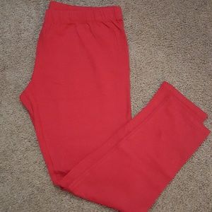 No Boundries Red Leggings